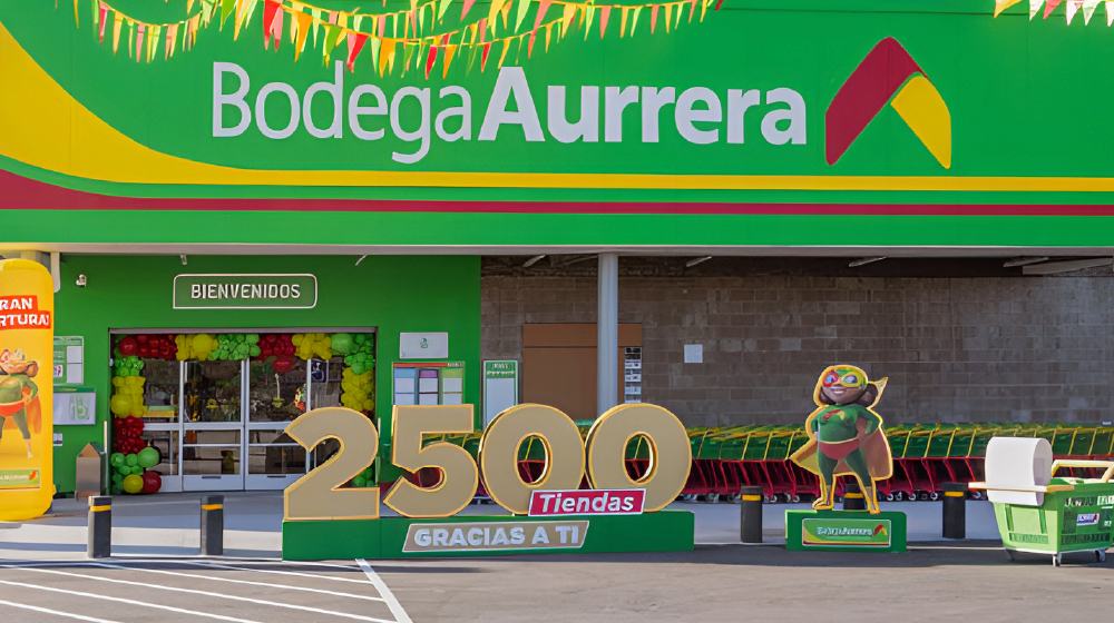 Exterior of the 2,500th Bodega Aurrera in Mexicali, Mexico.